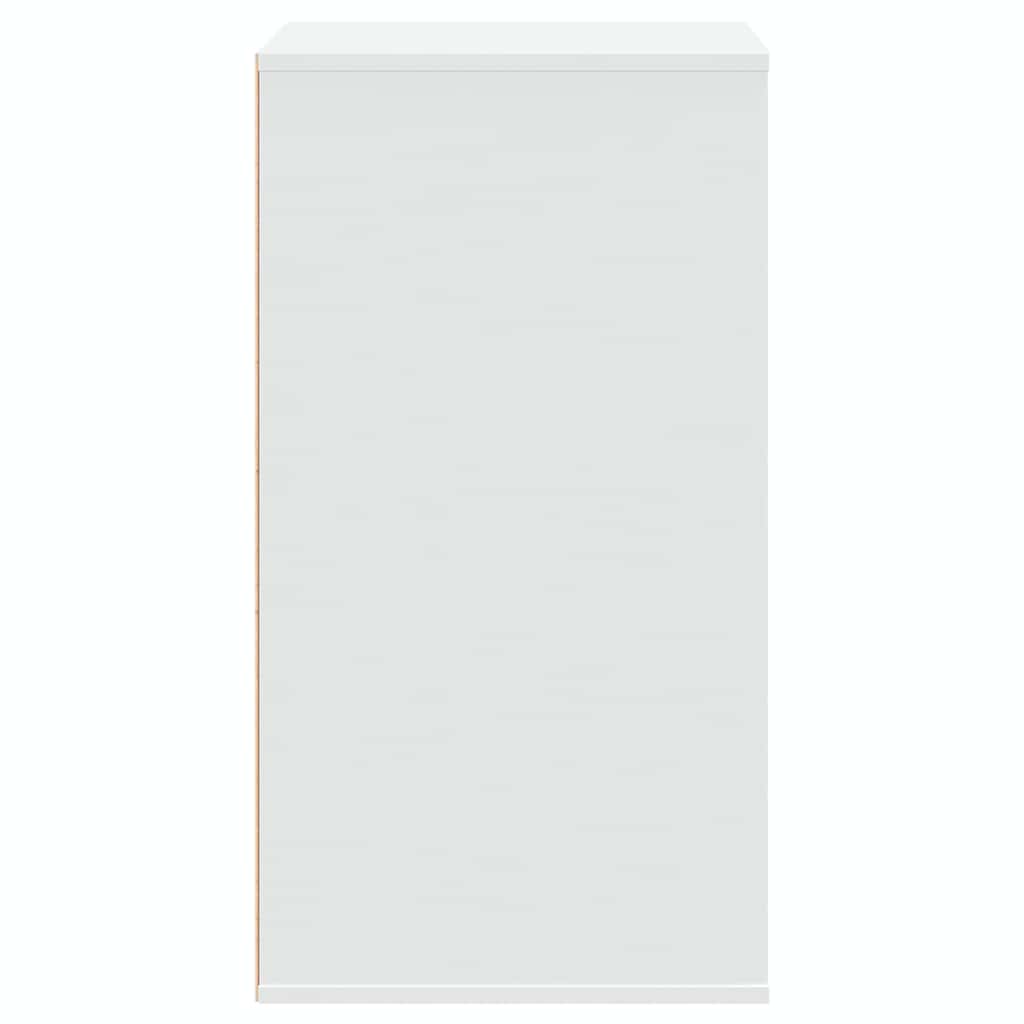 White Chest of Drawers 60 x 41 x 76 cm Particleboard