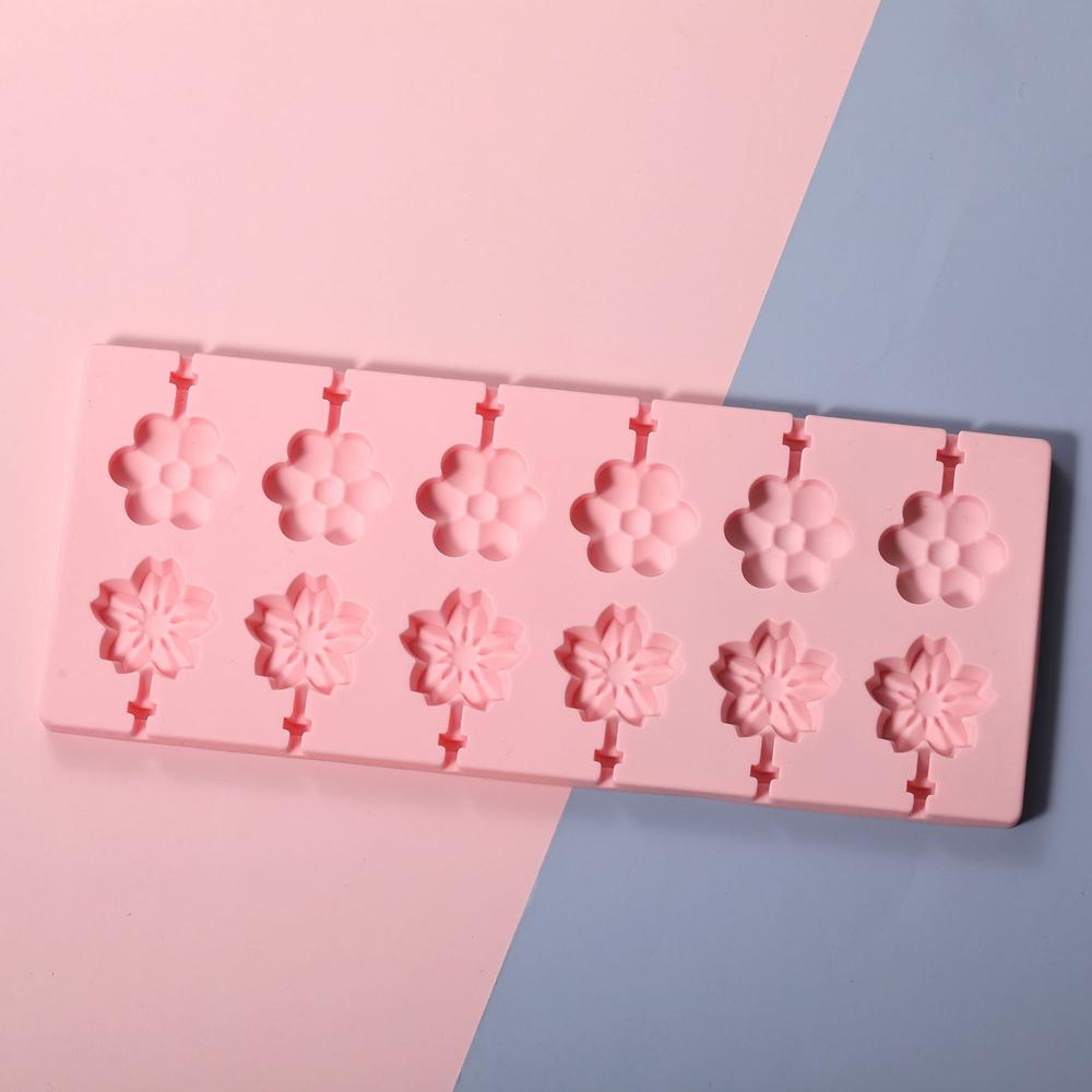 Biscuit Animals Shapes Mold Cake Baking Jelly and Candy Silicone Lollipop Molds Flower Shapes Mould