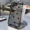 Милый мультяшный чехол для телефона в виде сердца для iPhone 16 Pro Max 14 12 13 11 15 Case Mini X XR XS 7 8 Plus SE 2 3 Прозрачный мягкий чехол