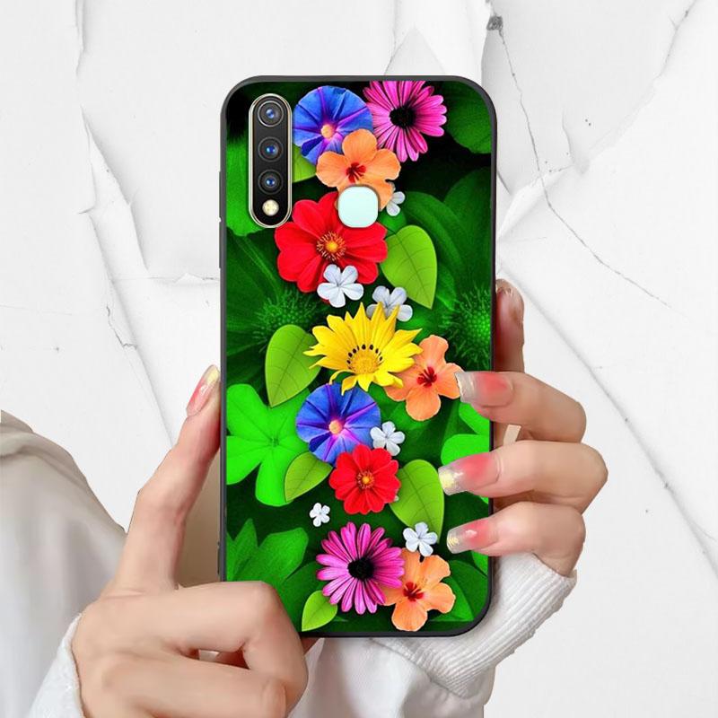 Чехол Для Vivo Y19 Y 19 Чехол Силиконовый Мягкий ТПУ Чехол Для Телефона Для Vivo Y19 1915 VIVOY19 Funda Capa Модный Ударопрочный Корпус Coque