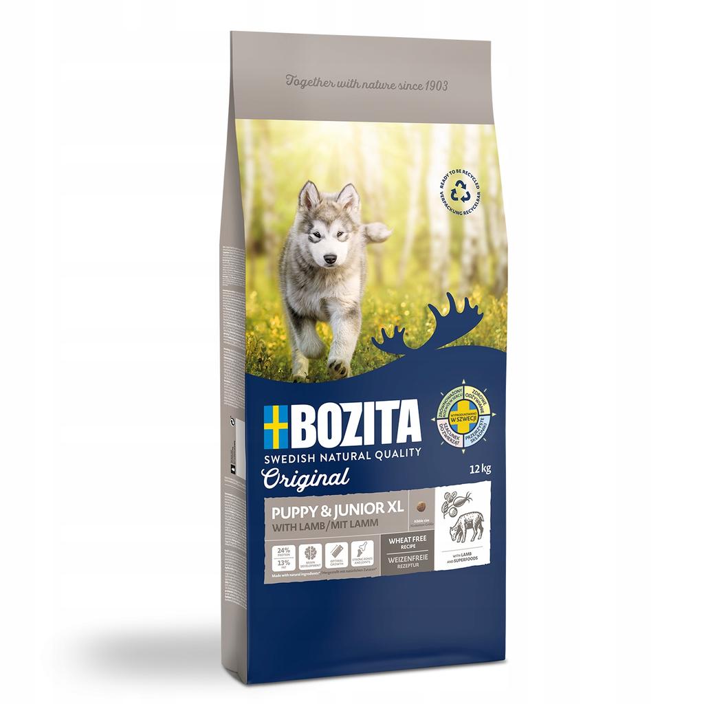 Bozita Original Puppy & Juniorxl With Lamb -12Kg