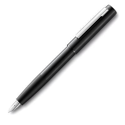 Lamy EF Экстратонкая перьевая ручка Aion, Официально импортированная, Черная, L77BK-EF, Двойного назначения,