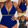 Bikini New Sexy Suit One-piece Swimsuit Solid Color Multi-color Plus Size Swimsuit