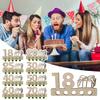 Деревянный держатель для денег на день рождения 5 18/20/25/30/40/50/60/70-й кошелек, празднование дня рождения, денежные отверстия, украшение для рабочего стола, знак