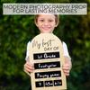 Multipurpose Back To School Sign Wooden Chalkboard Photo Prop  for School