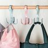 8 шт. Креативные многофункциональные вращающиеся крючки на четыре лапы Вешалки для одежды сумок шарфов Шкаф Хранение Вешалки Вешалки для прихожей Сумки