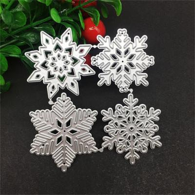 Металлические штампы для резки, формы для вырубки, снежинки, украшения, скрапбукинг, бумага, нож, форма, дырокол, трафареты