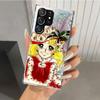Аниме Конфетный Чехол для Телефона для Samsung Galaxy S26 S24 S23 Ultra S25 Edge S22 S21 Plus S20 FE + Мягкий Печатный Чехол Funda Galaxy S25 S24