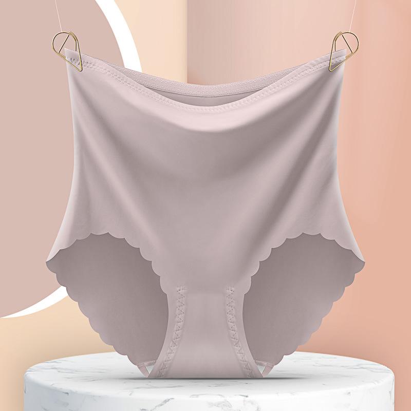 Женские трусики Ice SilkTummy Control, женские бесшовные трусики, трусы, нижнее белье, ультратонкое летнее нижнее белье
