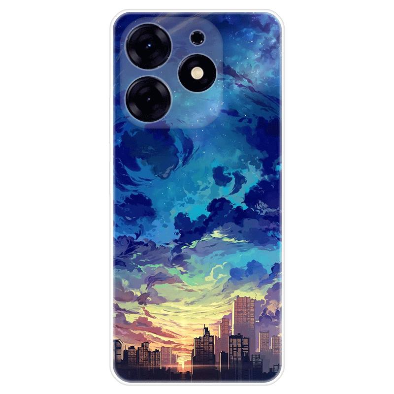 Для Tecno Spark 10 Pro Spark10 чехол Мягкая силиконовая задняя крышка модный чехол для телефона с мультяшным рисунком