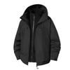 Unisex Three-in-One Outdoor Jacket: Windproof, Waterproof, Breathable, Mountaineering Autumn/Winter Style