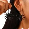 Серьги-капли в виде летучих мышей-пауков в готическом стиле, бижутерия из сплава для женщин, для костюмов на Хэллоуин и вечеринок