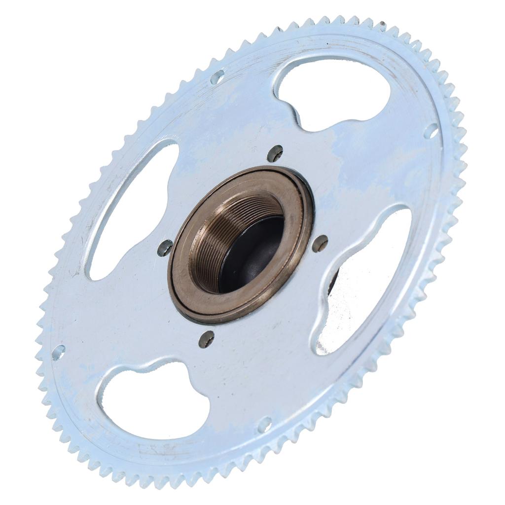 25H 80 Teeth Crankset with Freewheel Connector Set Accessory for Electric Bicycles Modification