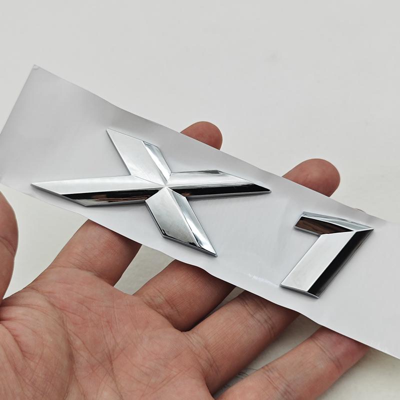 New 3D ABS Car Rear Trunk Logo X1 X3 X5 X6 X7 GT Z4 Emblem Badge Sticker For BMW U11 F39 G01 G45 F26 G02 G05 G06 G07 Accessories