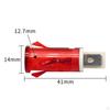220V Indicator Light Signal Lamp Compact Panel Mounted Mini for Refrigerators Freezers