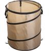 Rikopin Outdoor Trash Garden Trash Firewood Leaf Harvest Laundry Basket Can, Bucket, Freestanding, Can, Bin, 37.8L, Bag, Bag, (Small, Beige)