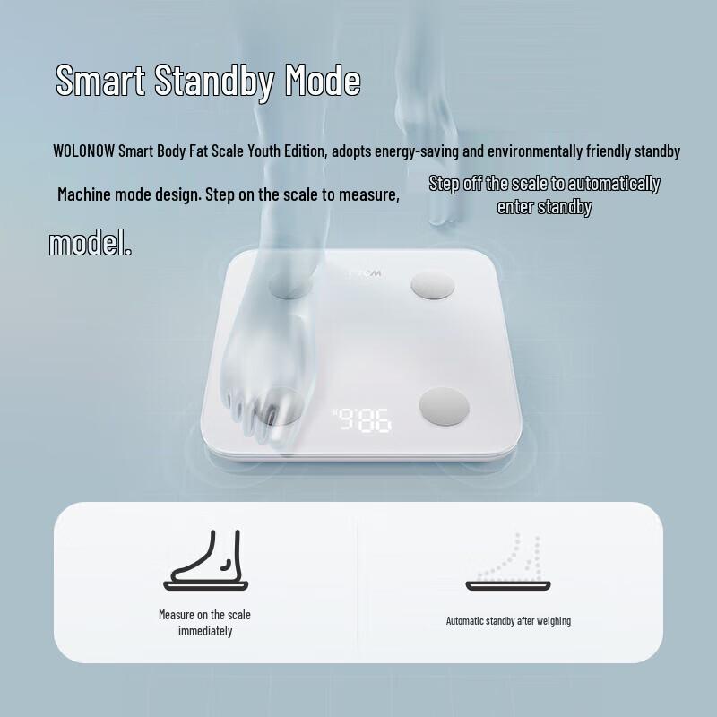 WOLO Smart Body Fat Scale with AI Analysis (CN version)