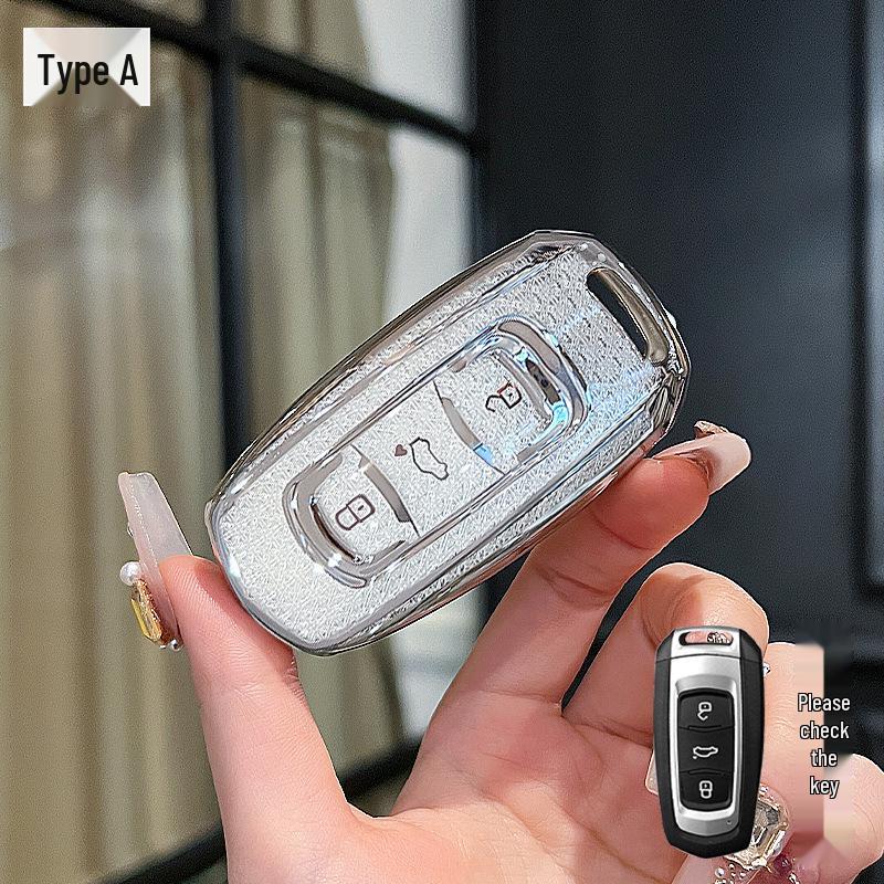 Чехол для ключа автомобиля Geely для Binyue, Boyue, Emgrand GL, Binrui, Borui, Xingrui, Xingyue - Ракушка с пряжкой для девушки