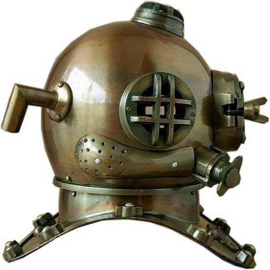 Шлем для дайвинга ВМС США Mark V Marine Scuba Divers 45,72 см Декоративный домашний офис