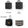 with Detachable Trolley Rolling Monitor Carry Case  Hold Up to 2 Screens