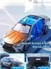 2026 Улучшенный голографический двухслойный автомобильный солнцезащитный козырек, Лазерный серебристый и Алмазная сетка, Теплоизоляция, Универсальный для автомобилей и внедорожников