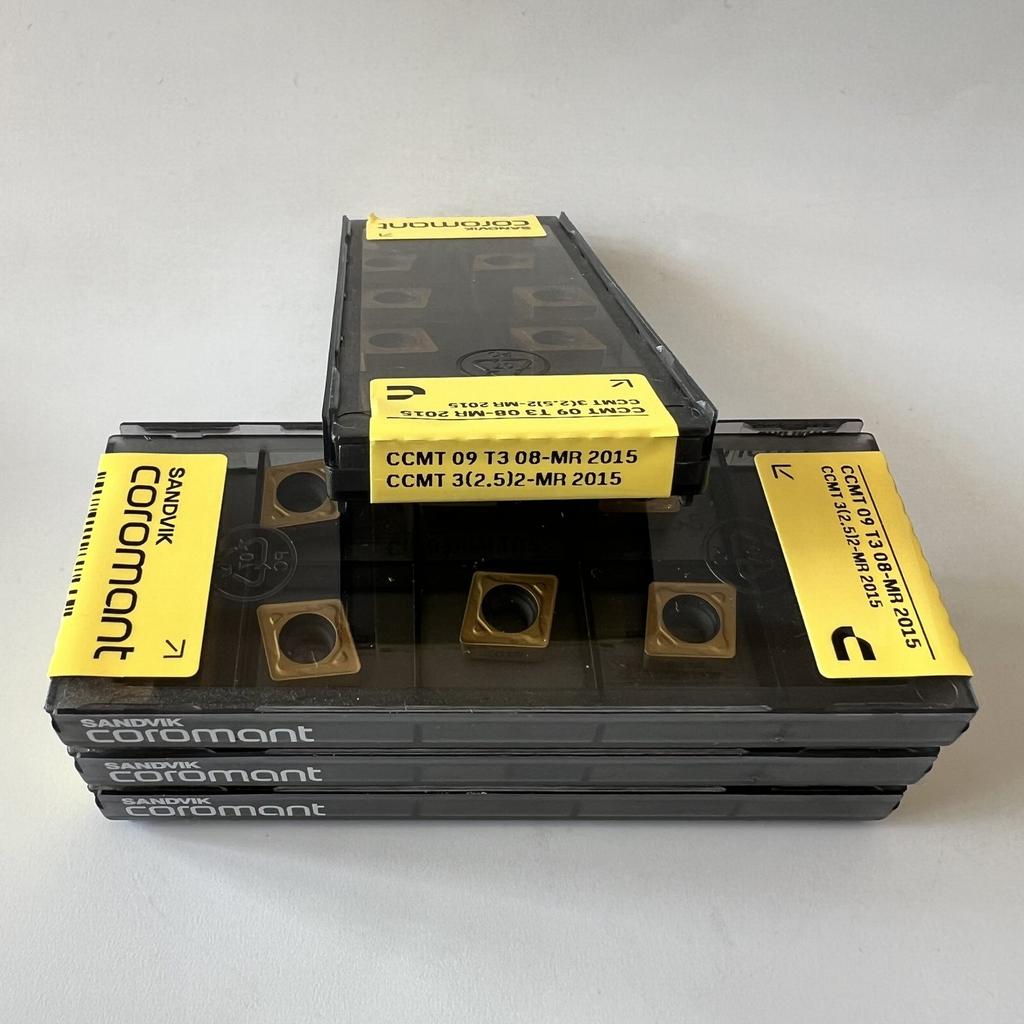 SANDVIK / CCMT09T308-MR 2015 / Original Swedish hard alloy blade 10 Pcs