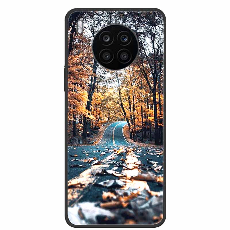 For Honor 50 Lite Case Shockproof Soft silicone TPU Back Cover For Huawei Honor 50 Lite Phone Cases Honor50 Lite Cute Cartoon