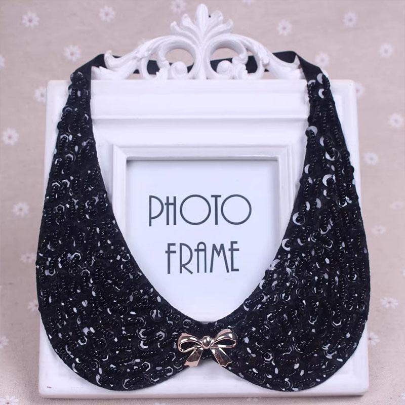 Diamond Women Shirt False Collars Crystal Removable Collar For Women Fake Collar Detachable Diamond Lacklace Nep Kraagie
