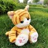 Creative Long-Haired Kitten Plush Toy - Cute Big-Eyed Stuffed Animal Doll for Children
