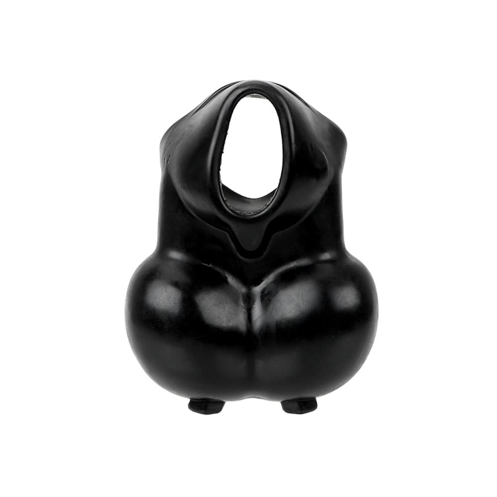Soft Stretchable Ball Stretcher Scrotum Restraint Bag Testicle Snap Ring Delayed Ejaculation SM Passion Adult Sex Toys For