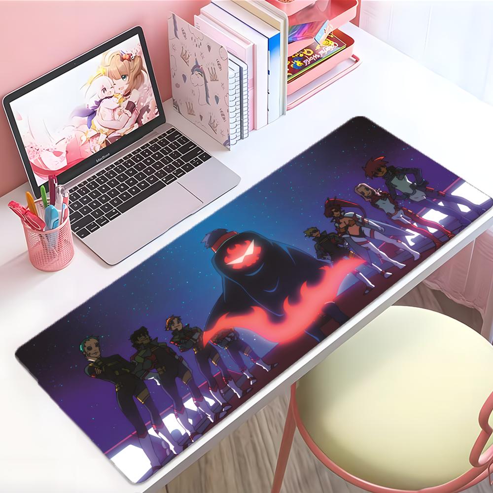 Brave Epic Anime GGurren LLagann Mouse Pad Large Thick Desk Pad Stitched Edges Gaming Mouse Mat For Pc