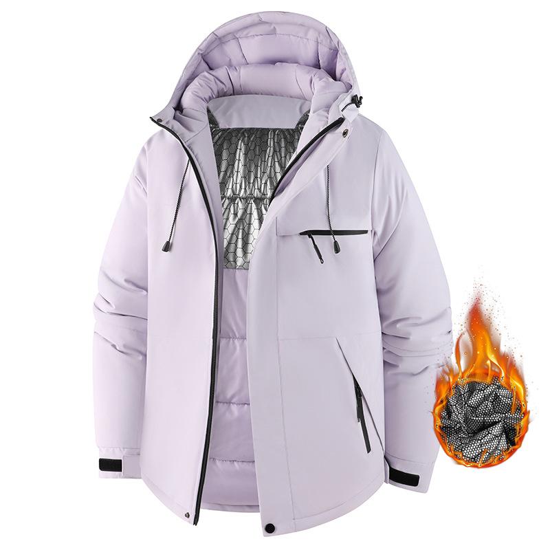 Мужская куртка из графенового хлопка, утолщенная, зимняя, теплая, ветрозащитная, водонепроницаемая, одежда для альпинизма на открытом воздухе, мужское пальто, хлопковая куртка