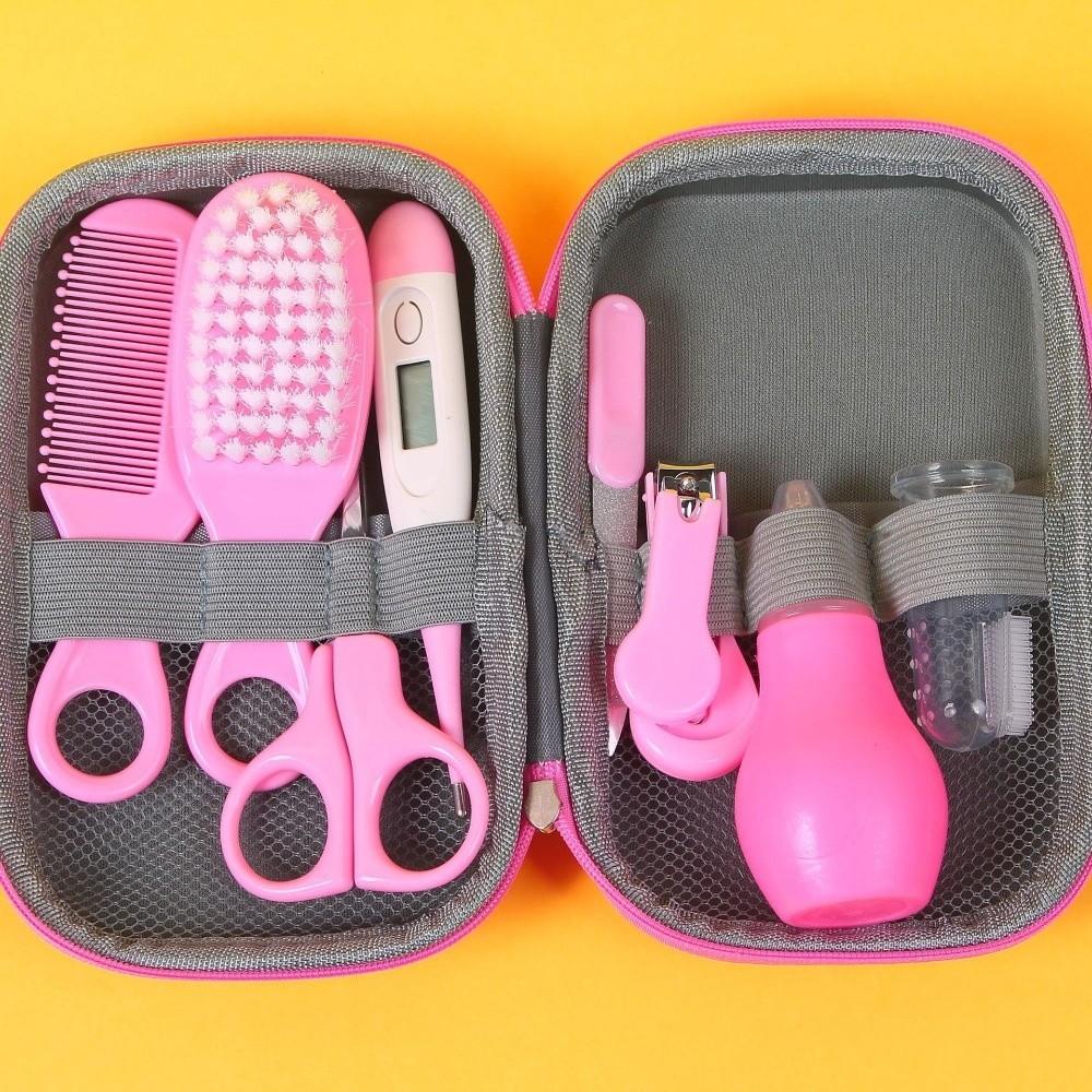 8pcs Soft Bristle Brush Baby Health Care Kit Material Safety Mother and Baby Care Kids Health