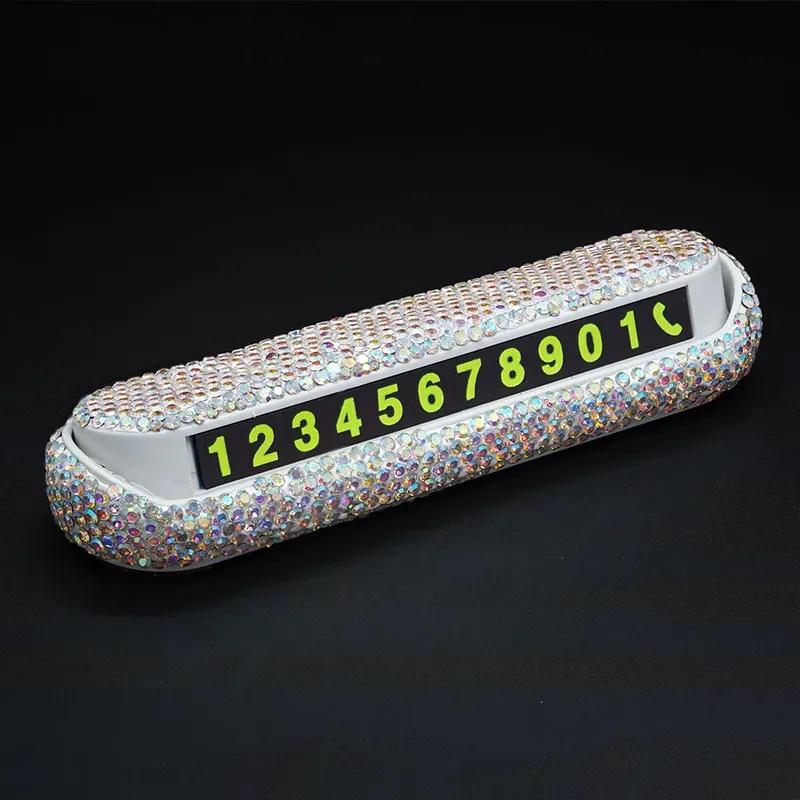 Временная карта парковки автомобиля Bling, номер телефона автомобиля, защита конфиденциальности, мгновенное переключение номера отображения и скрытие