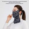 Thickened Face Shield Floral Pattern Cycling Face Shield  Winter Outdoor Activities