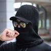 Мягкая Толстая Зимняя Шапка Шарф Согревает Защита Ушей Мужская Шапка-Бини Коралловый Флис Мужская Вязаная Ш