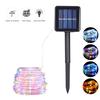 Energy Saving Solar Tube String Light 22M 200 Lamp Bead 8 Functions