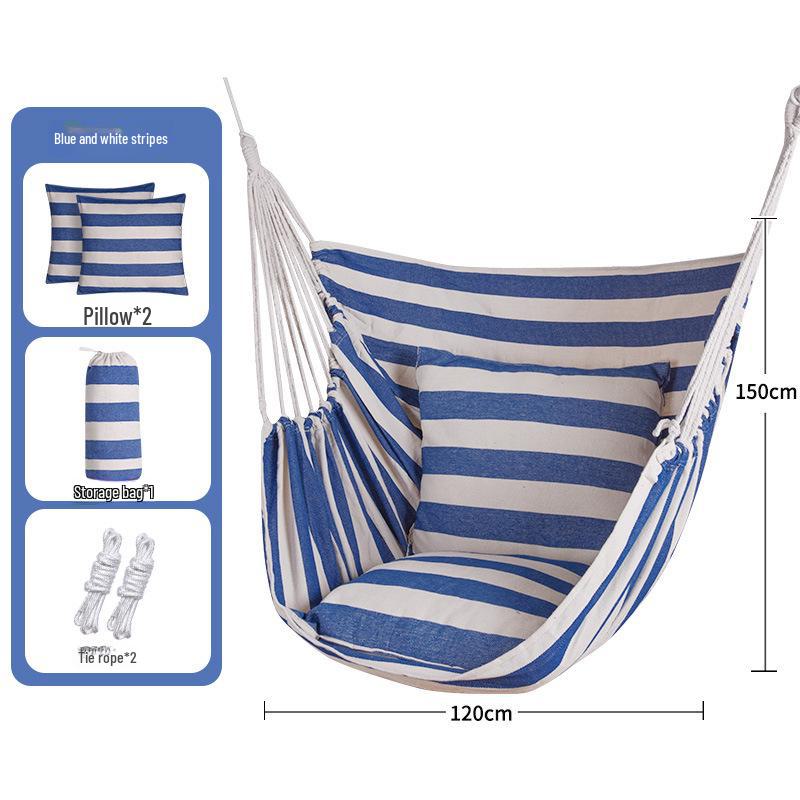 Versatile Hanging Chair for Dorms, Hammocks, and Courtyards - Indoor/Outdoor Swing