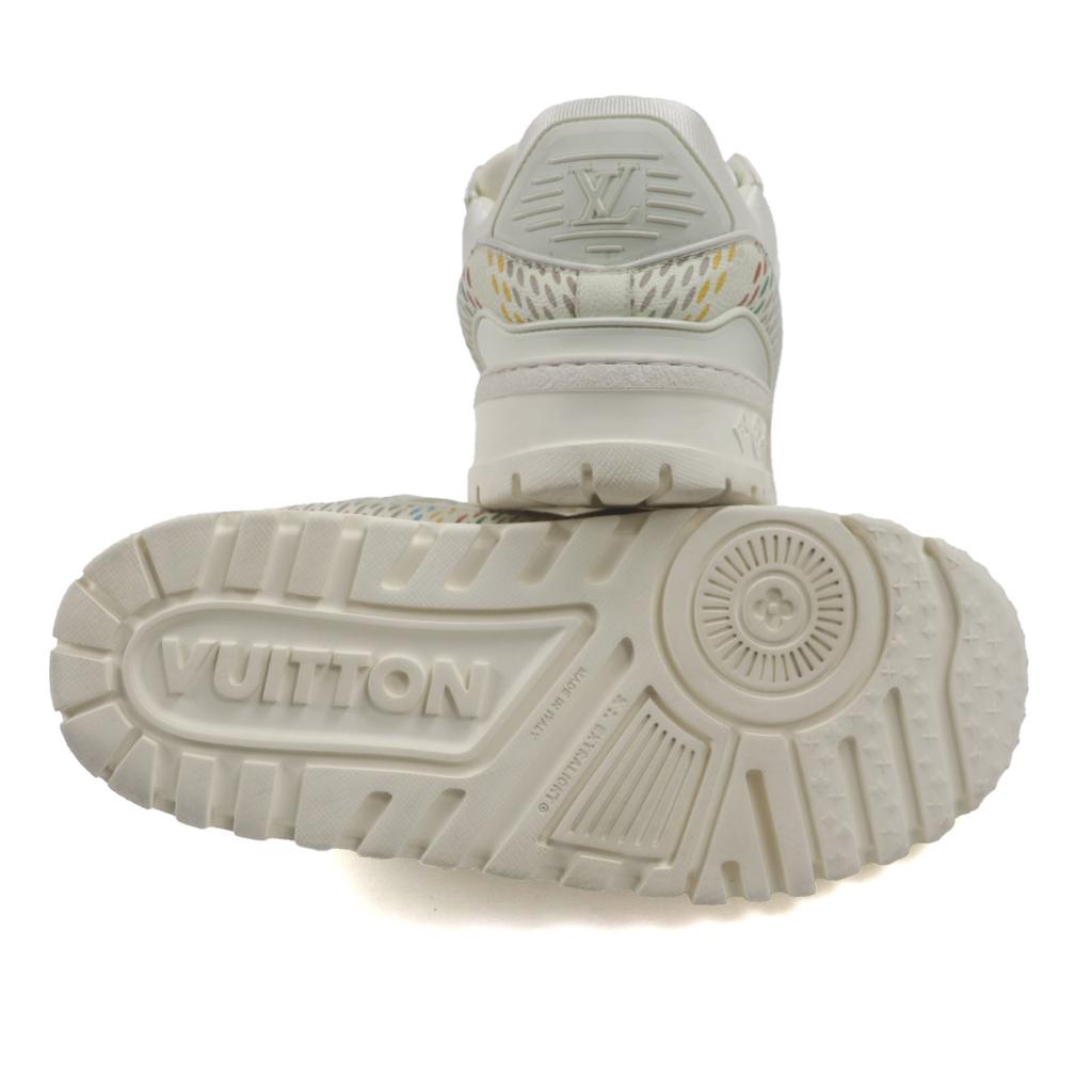 Very Good LOUIS VUITTON sneakers LV Trainer Maxi Beige multi mens 9 1ACR19 Used