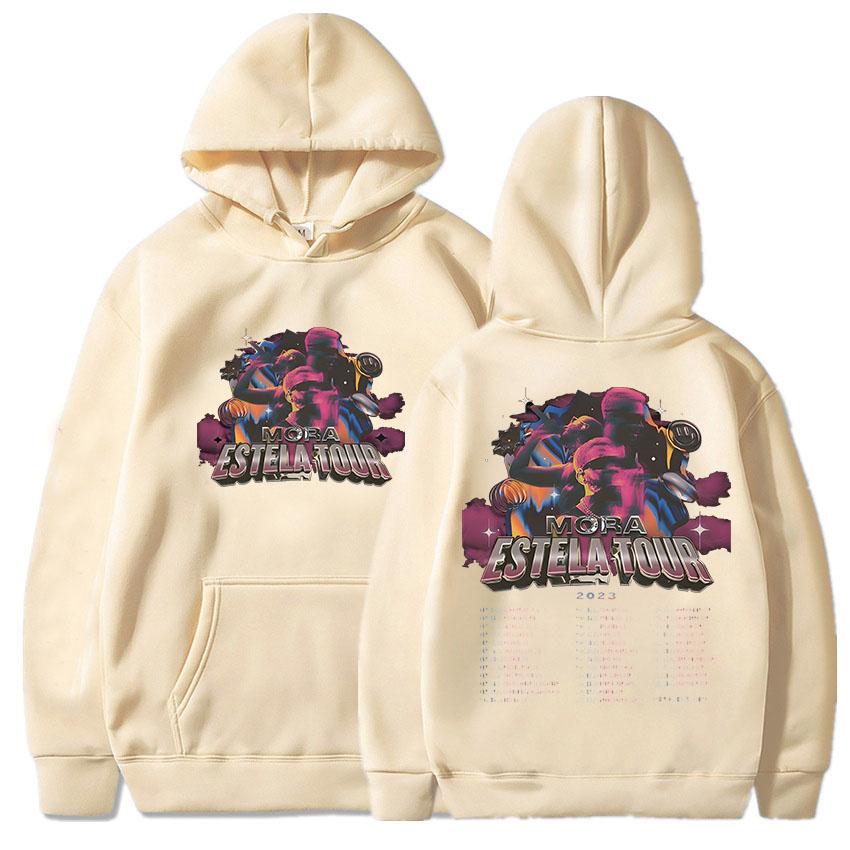 Толстовка Mora Estela с графическим принтом, флис, удобная толстовка, поп-готика, гранж, одежда, повседневные свитера Ropa Hombre
