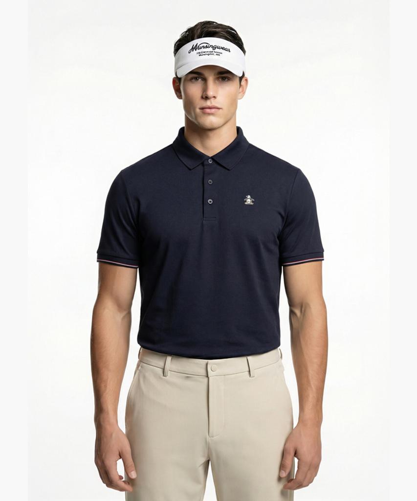 Meonsingweeo Men'S Signature Polo Shirt Navy Mr121Mts13