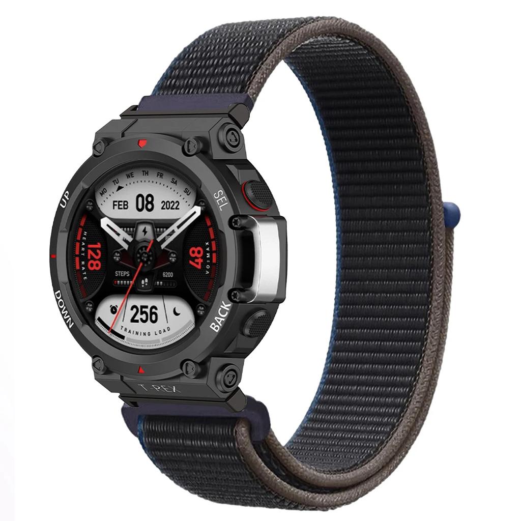 Нейлоновый ремешок-петля для умных часов Huami Amazfit T-REX 3/2, женский/мужской браслет для Amazfit T-Rex/T-Rex Pro, ремешок на запястье Correa