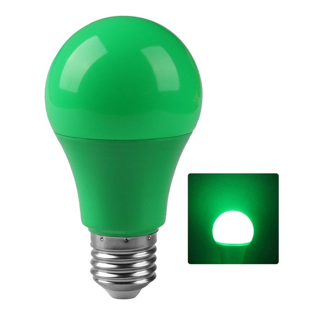 AC220V 110V Lamparas Фонарик A60 Лампа E27 B22 База Цветной Свет Светодиодная Лампа