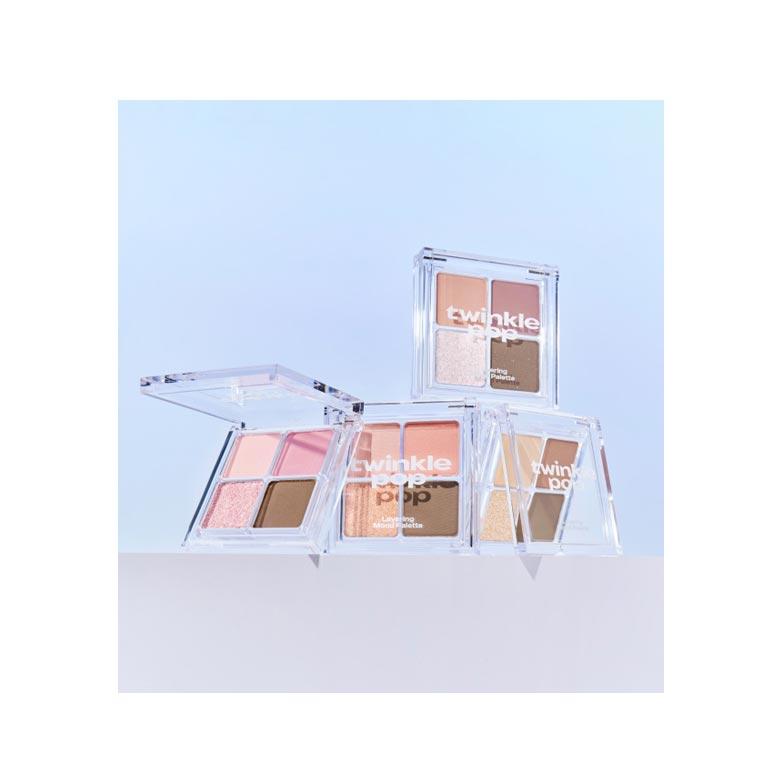Палитра теней для век TWINKLE POP Layering Mood Palette 5 мл