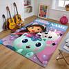Custom Gaby's Bubble House Mat Personalized Name, Polyester Washable Indoor Entryway Rug, Gift for Christmas, Easter, Thanksgiving Day