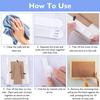 Фоторамка Фиксированная Домашний Настенный Декор Подвесной DIY Наклейки Двусторонние Ленты для Крепления Фото Клейкая Лента Velcro для Монтажа