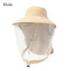Summer Outdoor Face Neck Protection Bucket Hat Insect Proof Cap Mosquito Hat Fishing Sun Cap