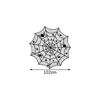 Halloween Decoration Lace Spider Web Skeleton Skull Tablecloth Black Fireplace Mantel Scarf Event Party Decoration Supplies
