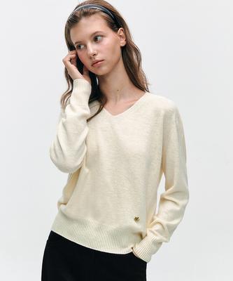 MARIE CLAIRE Шерстяной вязаный кардиган с V-образным вырезом (Mafckn18Miv)
