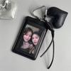 Кожаный держатель для карт K-pop айдола Держатель для фотокарточек айдола Брелок Чехол для фотокарточек айдола Подвеска для демонстрации фото Чехол для карточек